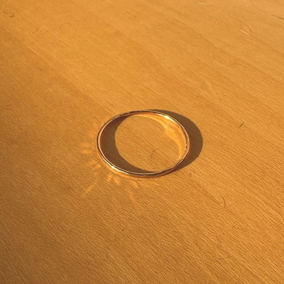 14k gold stacking ring - size 11 - Picture 2 of 4